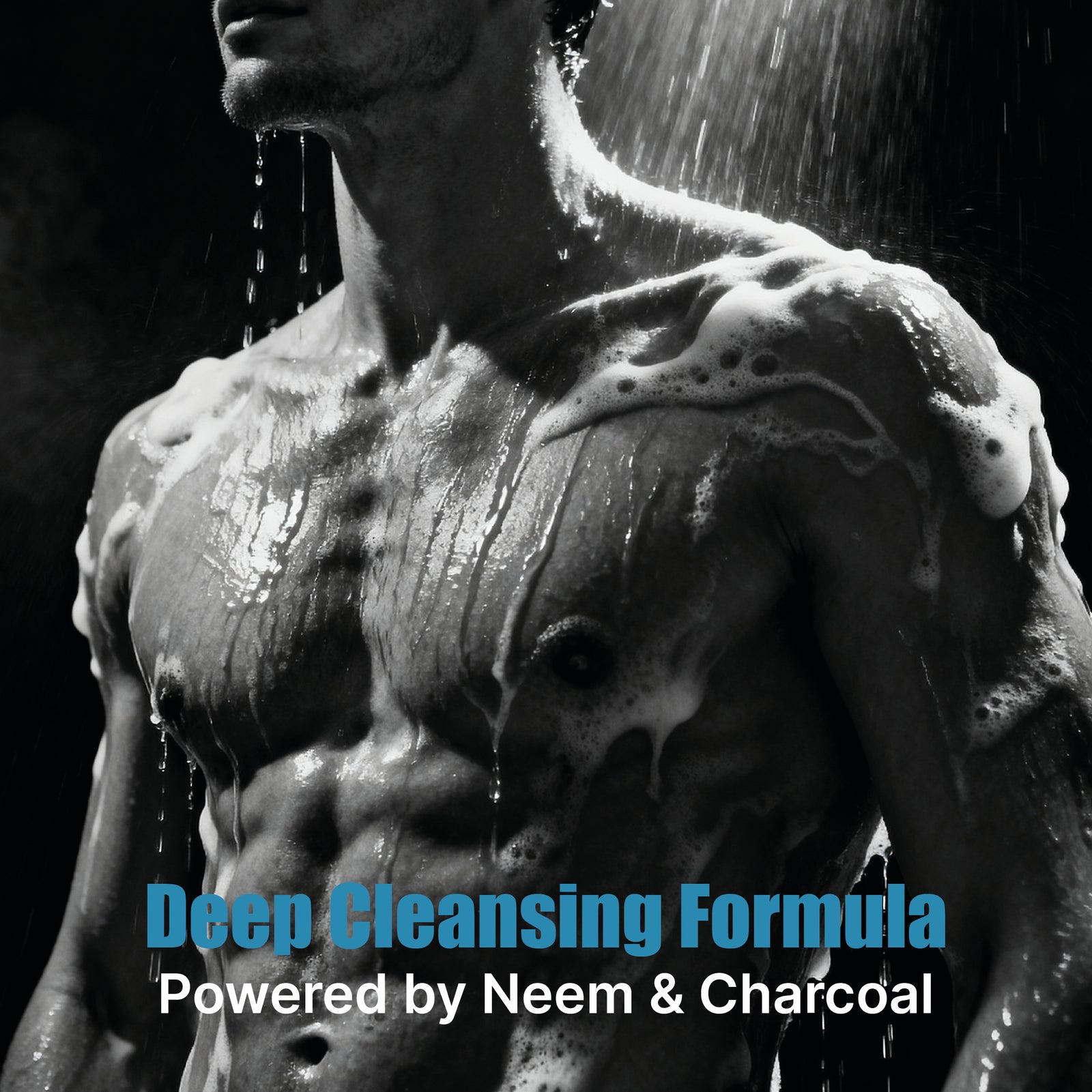 Skin Elements 2-in-1 Body & Intimate Wash for Men | Daily Refreshing Cleanser with Natural Goodness of charcoal & Neem extracts | Thicker Consistency | Long Lasting Freshness | pH Balanced Gentle Body Wash | 500 ml