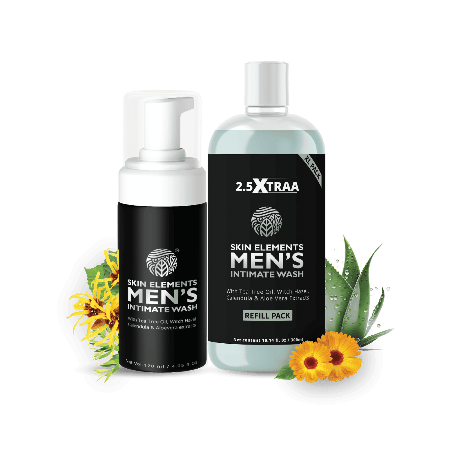 Intimate Wash For Men Refill Pack(120ml+300ml)