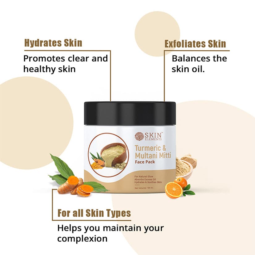 Multani Mitti Face Pack For All Skin Types | Ubtan Face Pack (100g)