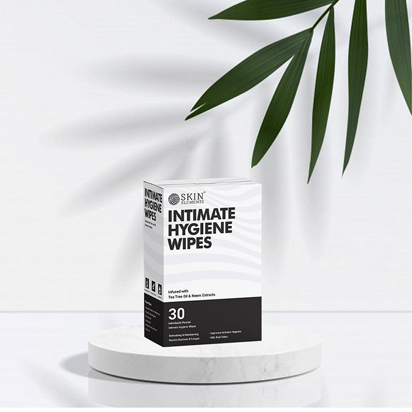 Intimate Hygiene Wipes With Tea Tree Oil & Neem Extracts Avoids Itching & Allergies (Pack of 30)