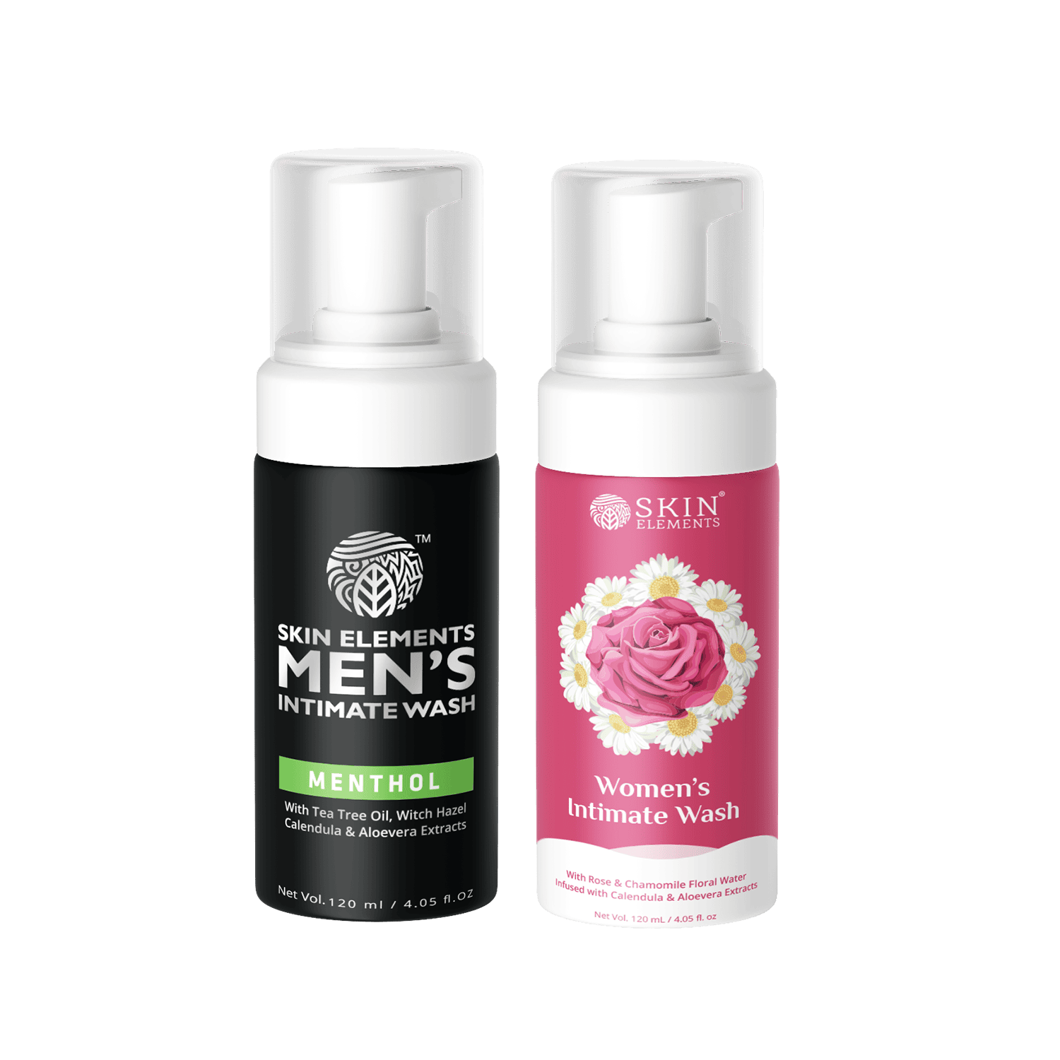 Intimacy Plus Duo- Men's Intimate Wash + Women's Intimate Wash (120ml)