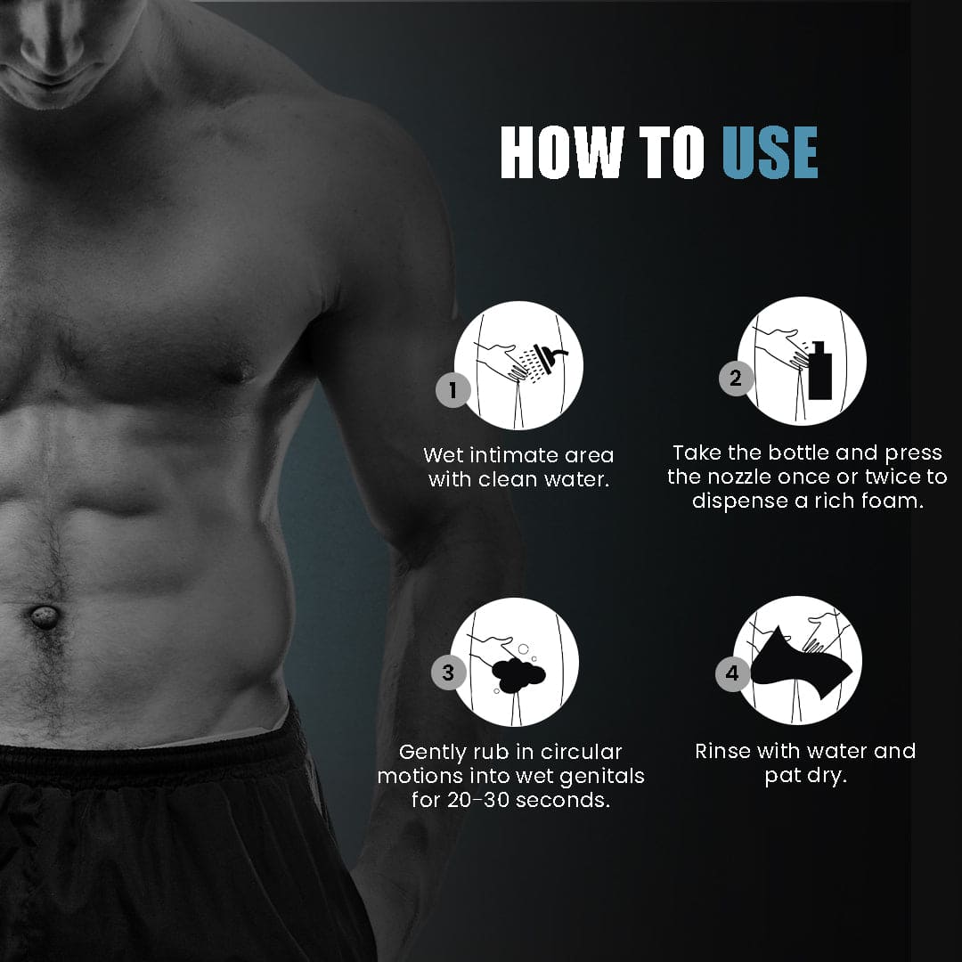 Ultimate Hygiene Duo- Men's Intimate Wash Controls Odor and Soothes Skin (120ml) | Buy 1 Get 1 Free |