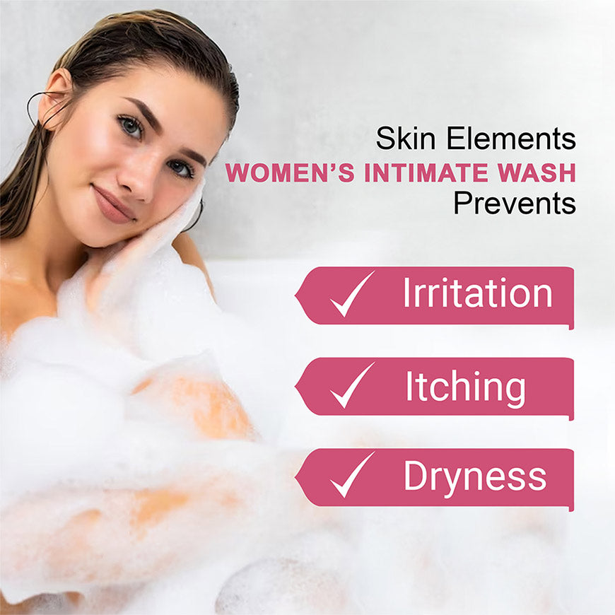 Intimate Wash for Women with Rose Water, Chamomile, Calendula & Aloe Vera Extracts (120ml)