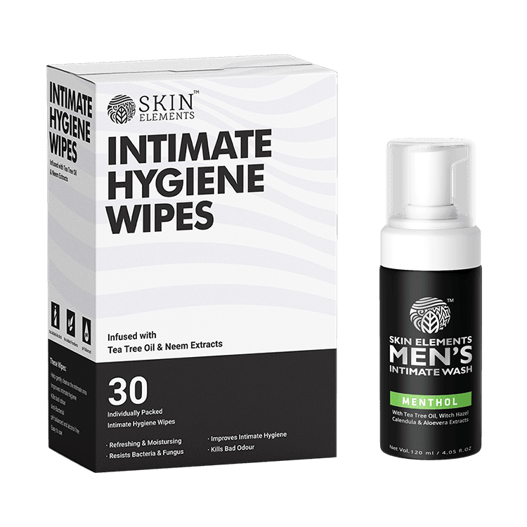 Intimate Wash with menthol + Wipes