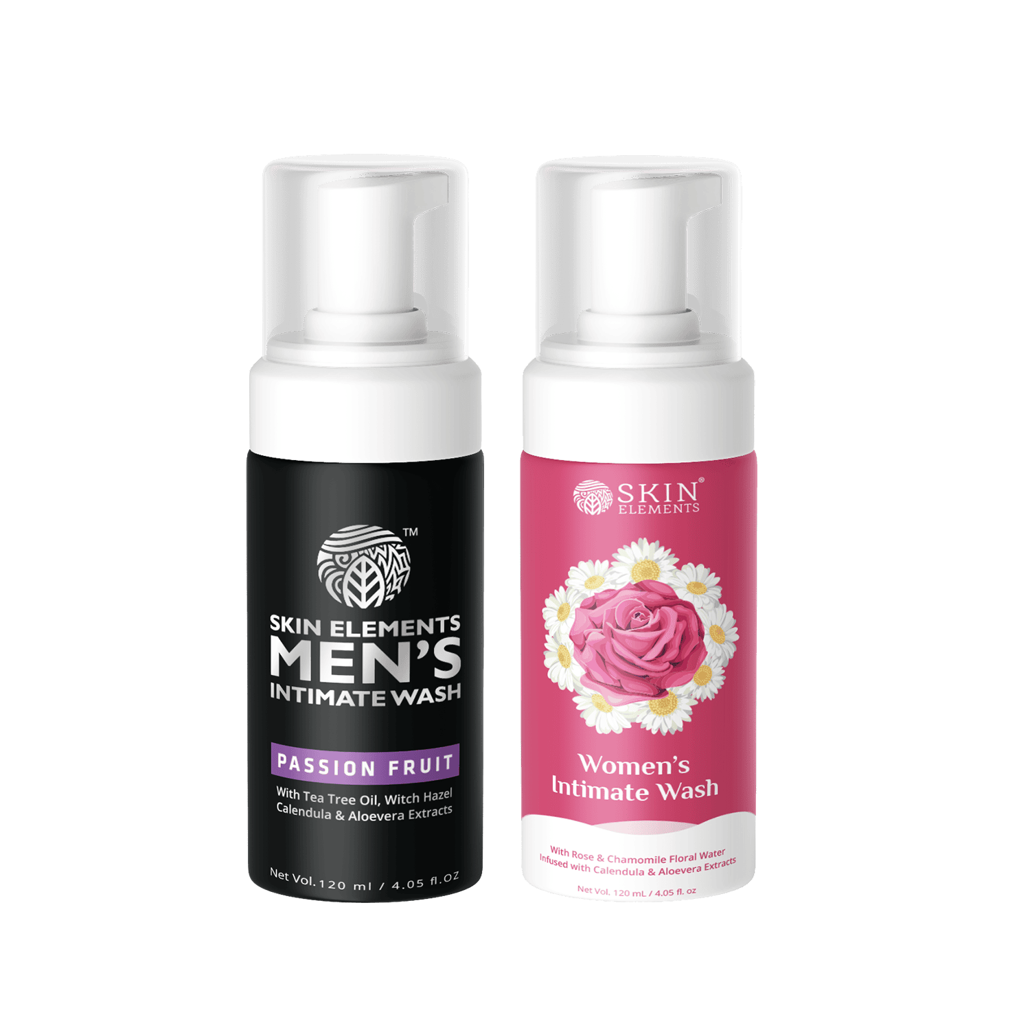 Intimacy Plus Duo- Men's Intimate Wash + Women's Intimate Wash (120ml)