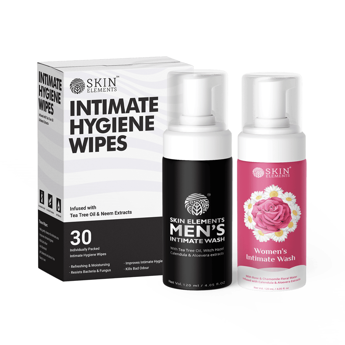 Intimate hygiene Wipes + Intimate wash for men &amp; Women