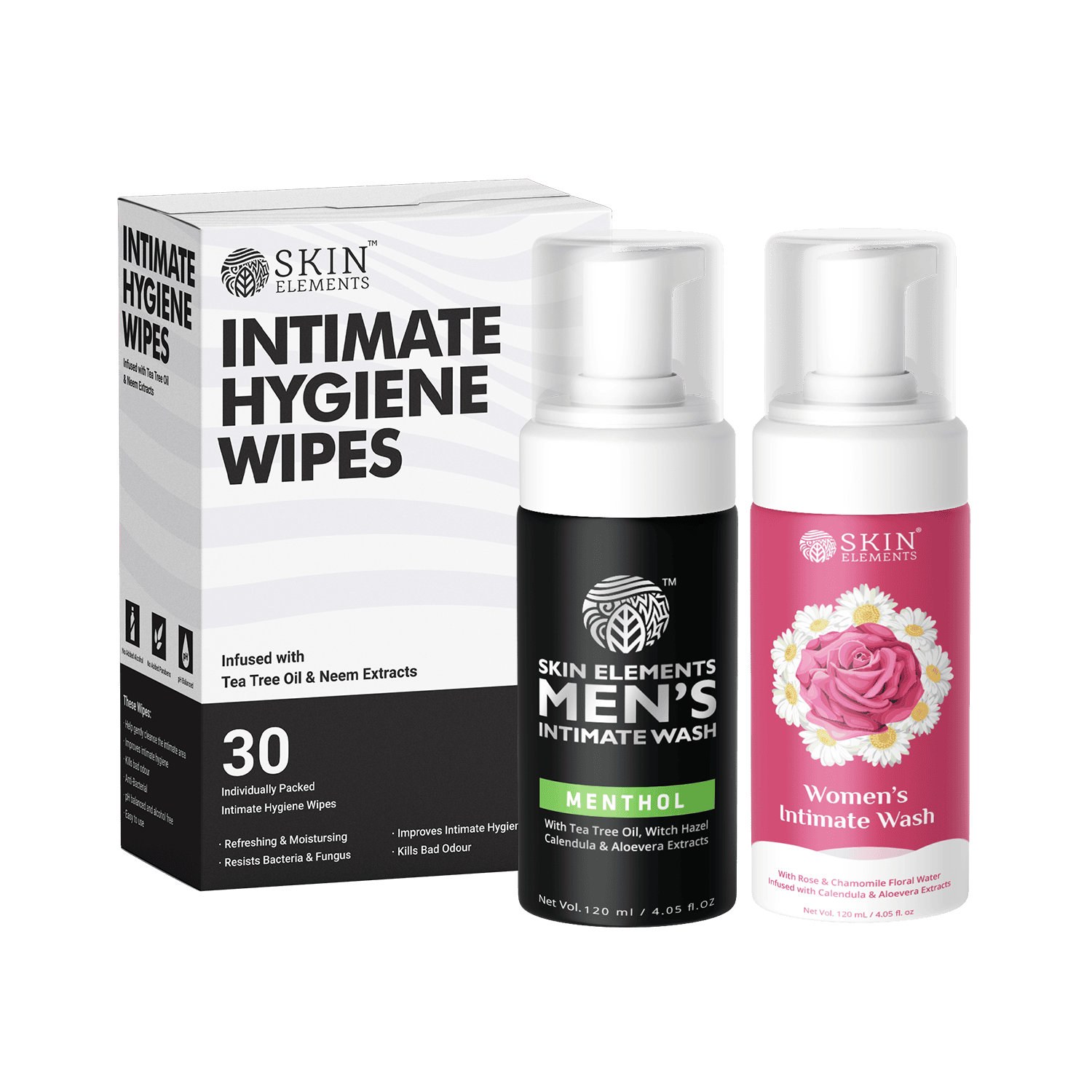 Intimate hygiene wipes + Intimate Wash